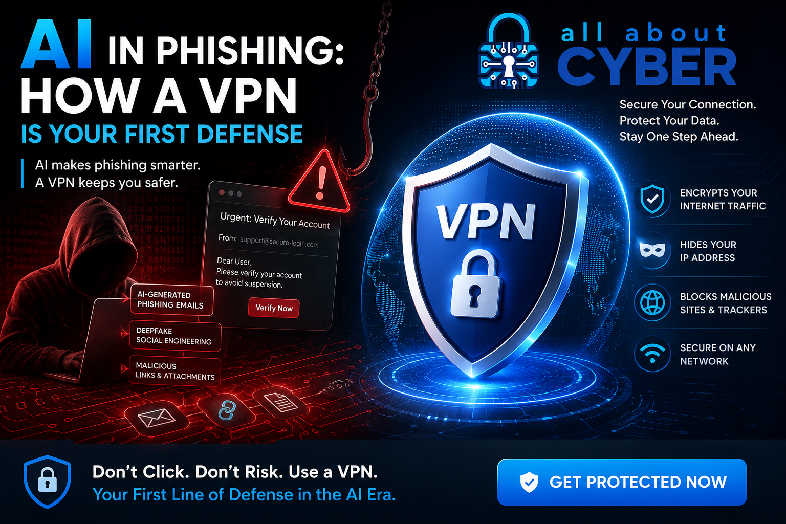 AI Phishing and VPNs Featured Image