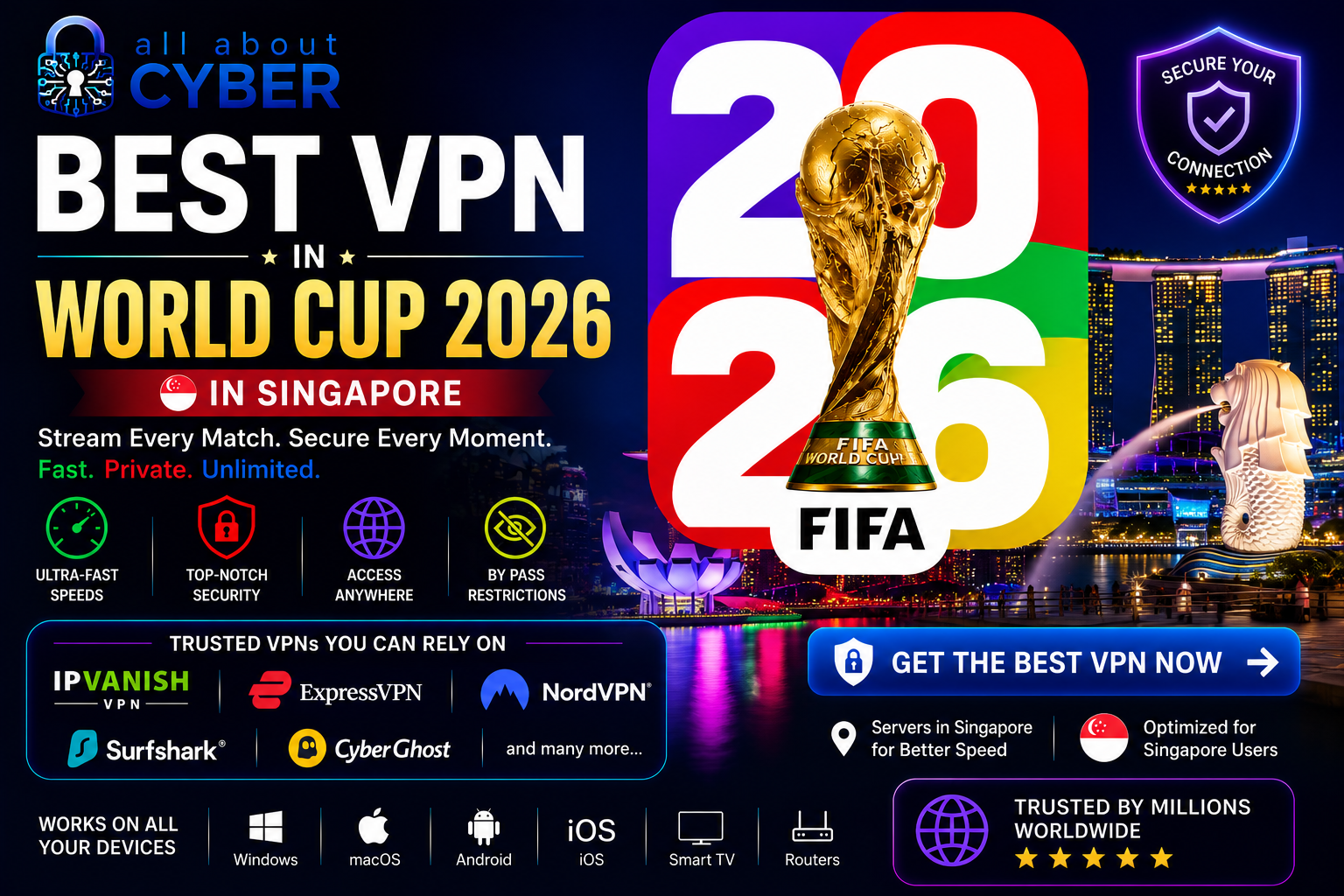 Best VPN in Singapore for World Cup 2026