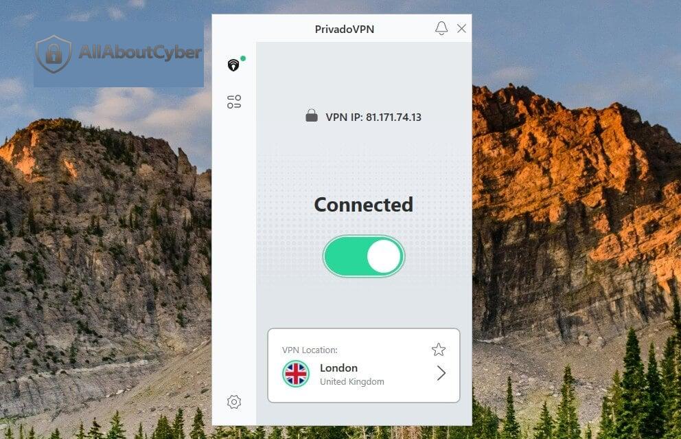 PrivadoVPN Free VPN For Windows