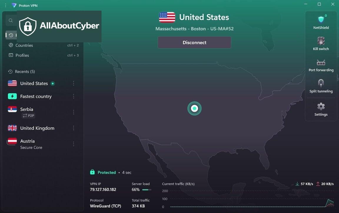 Proton Free VPN for Windows