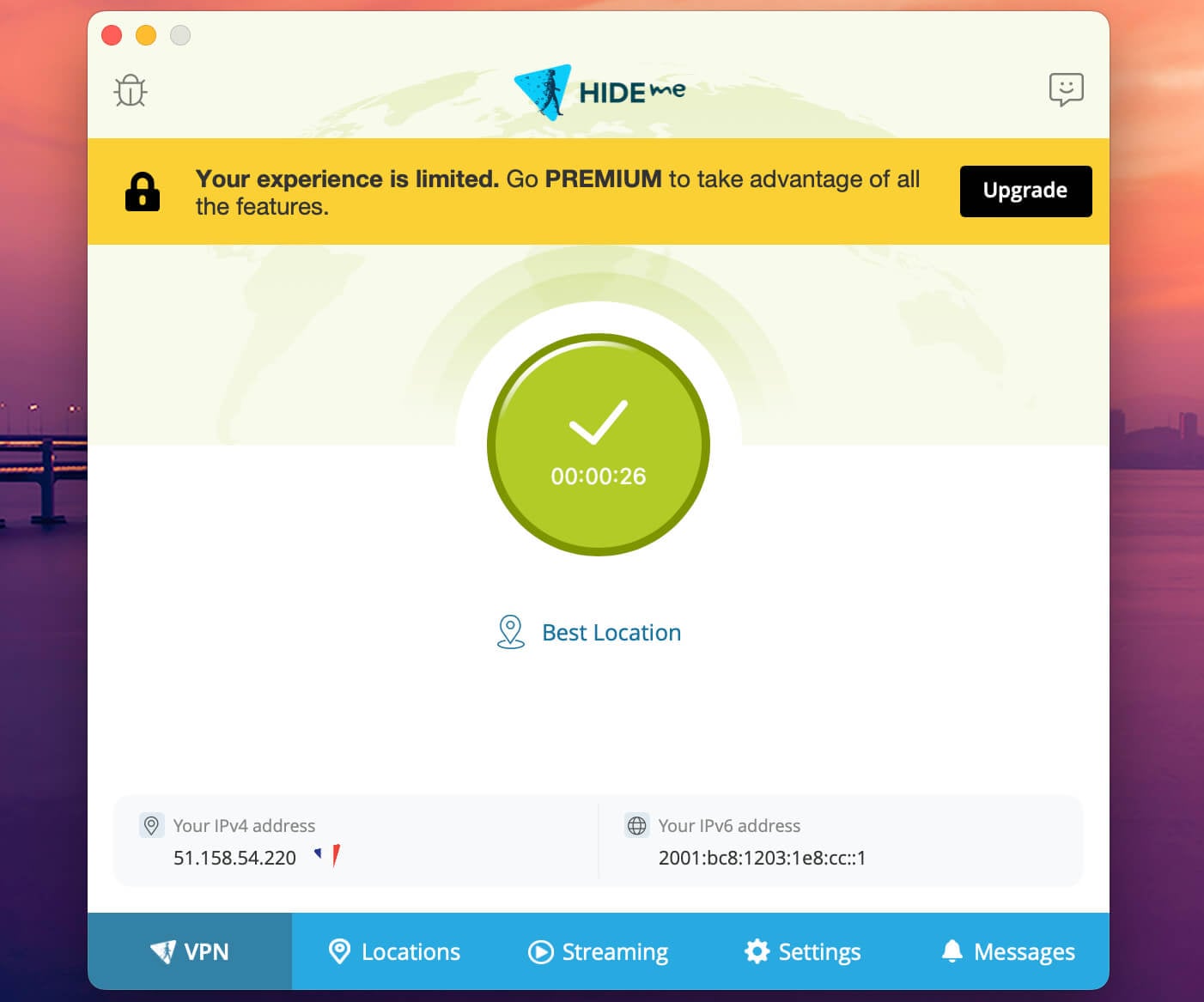 Hide.me VPN App