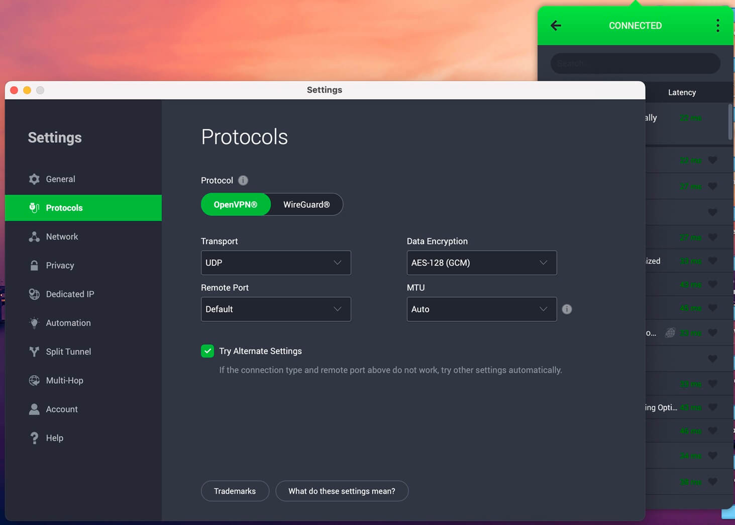 PIA VPN App